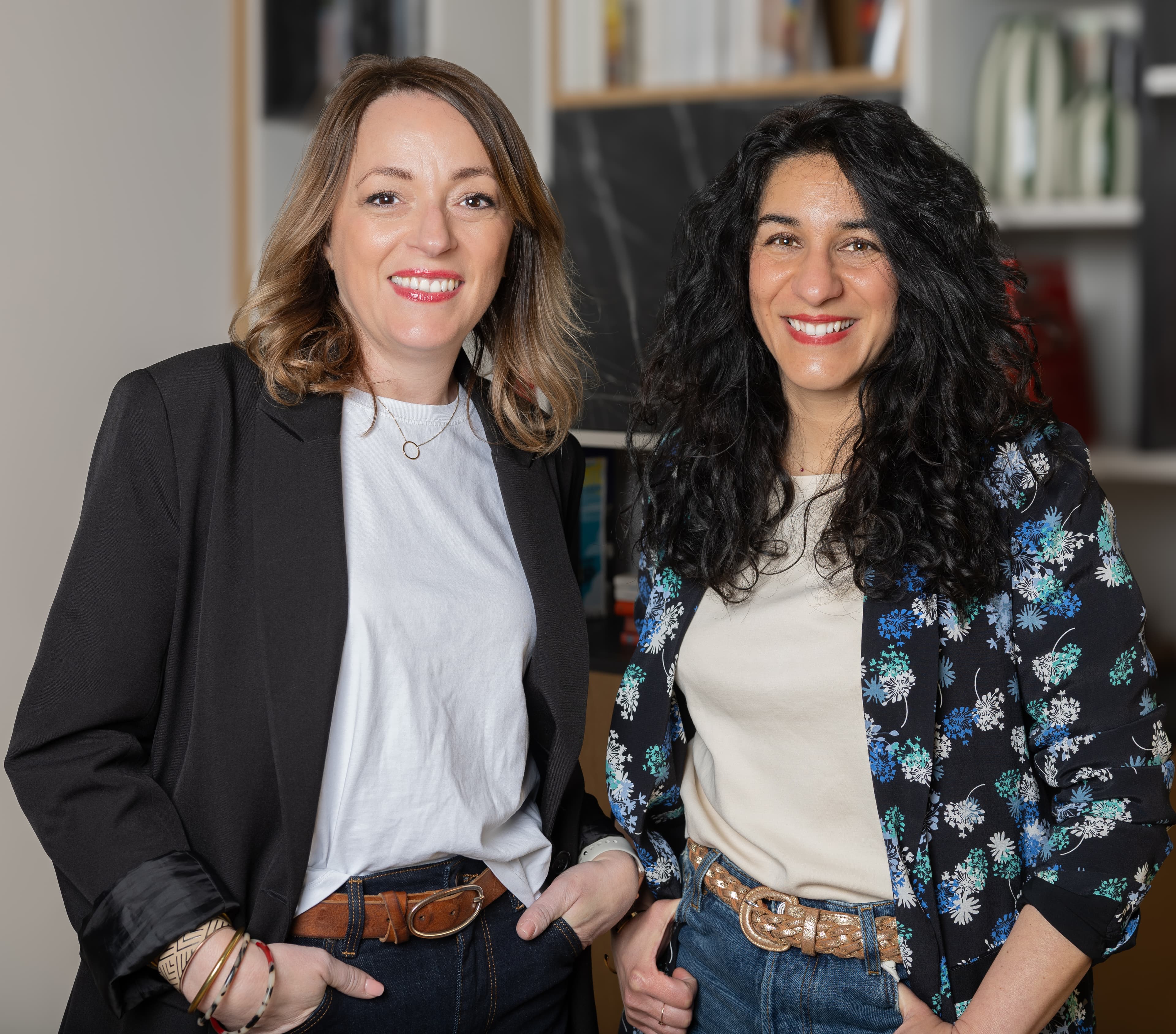 Estelle Zakarian et Sandy Melamed