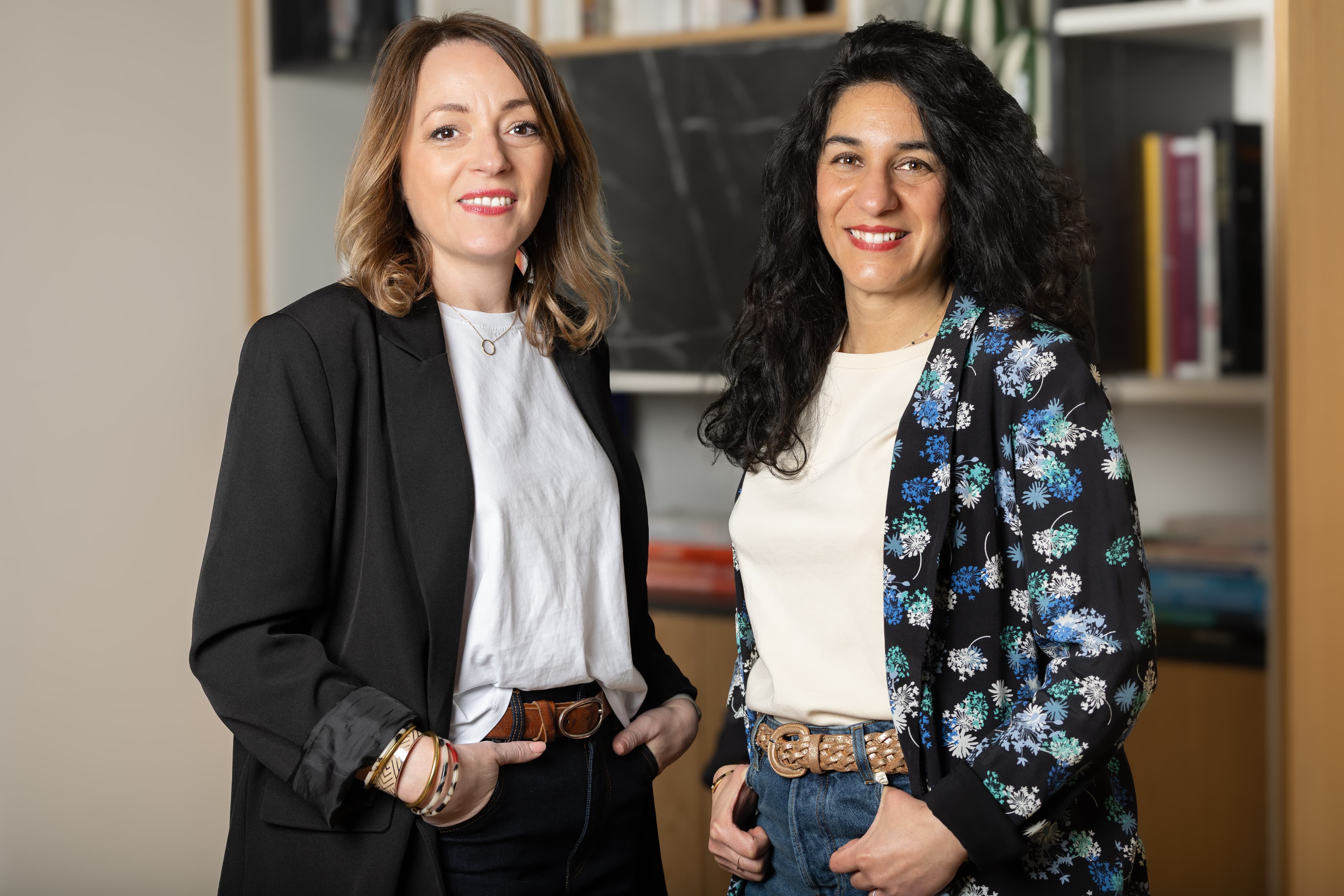 Estelle Zakarian et Sandy Melamed